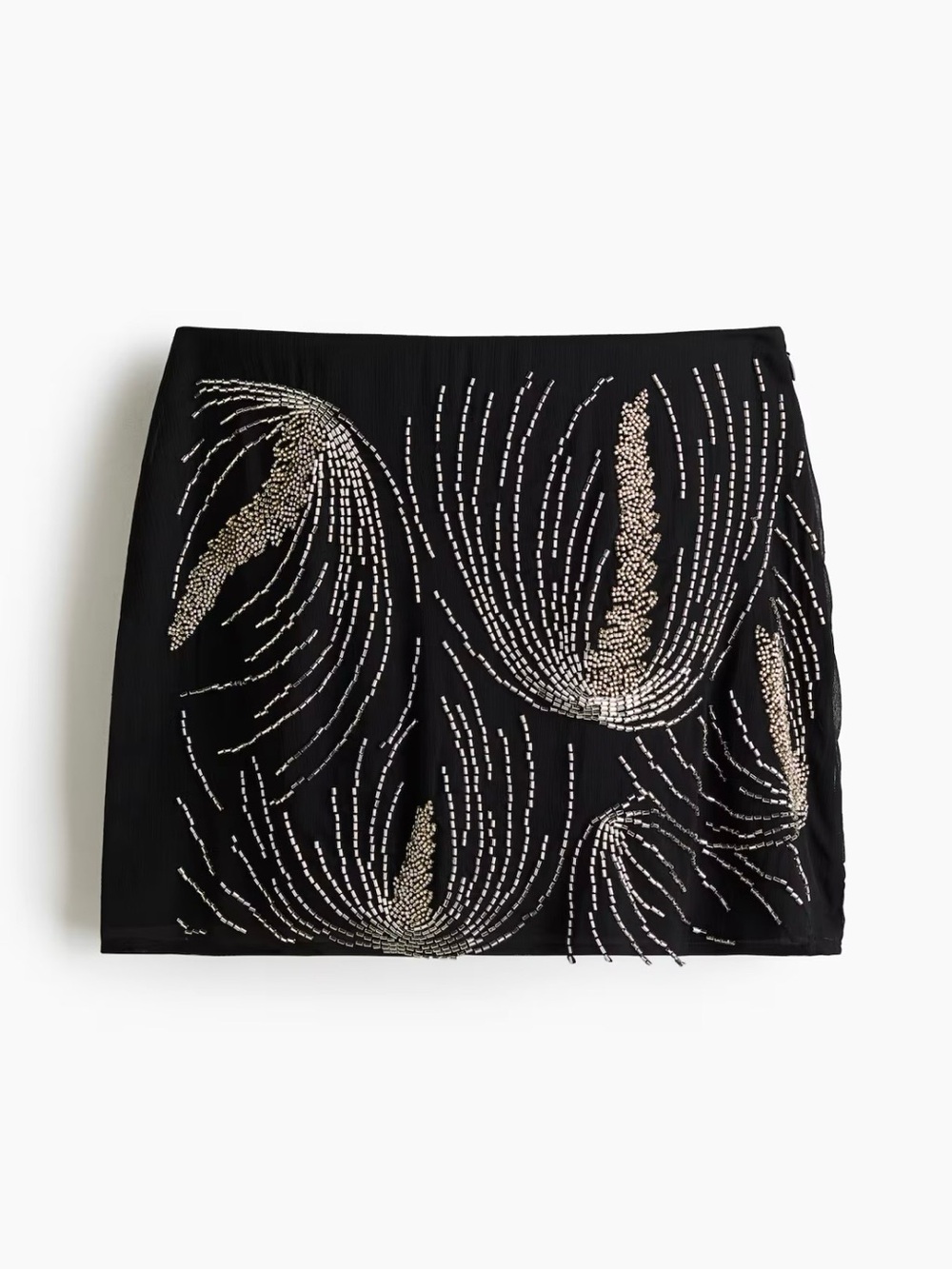 NWT H&M Fireworks Beaded Skirt Size 10 - Picture 3 of 5